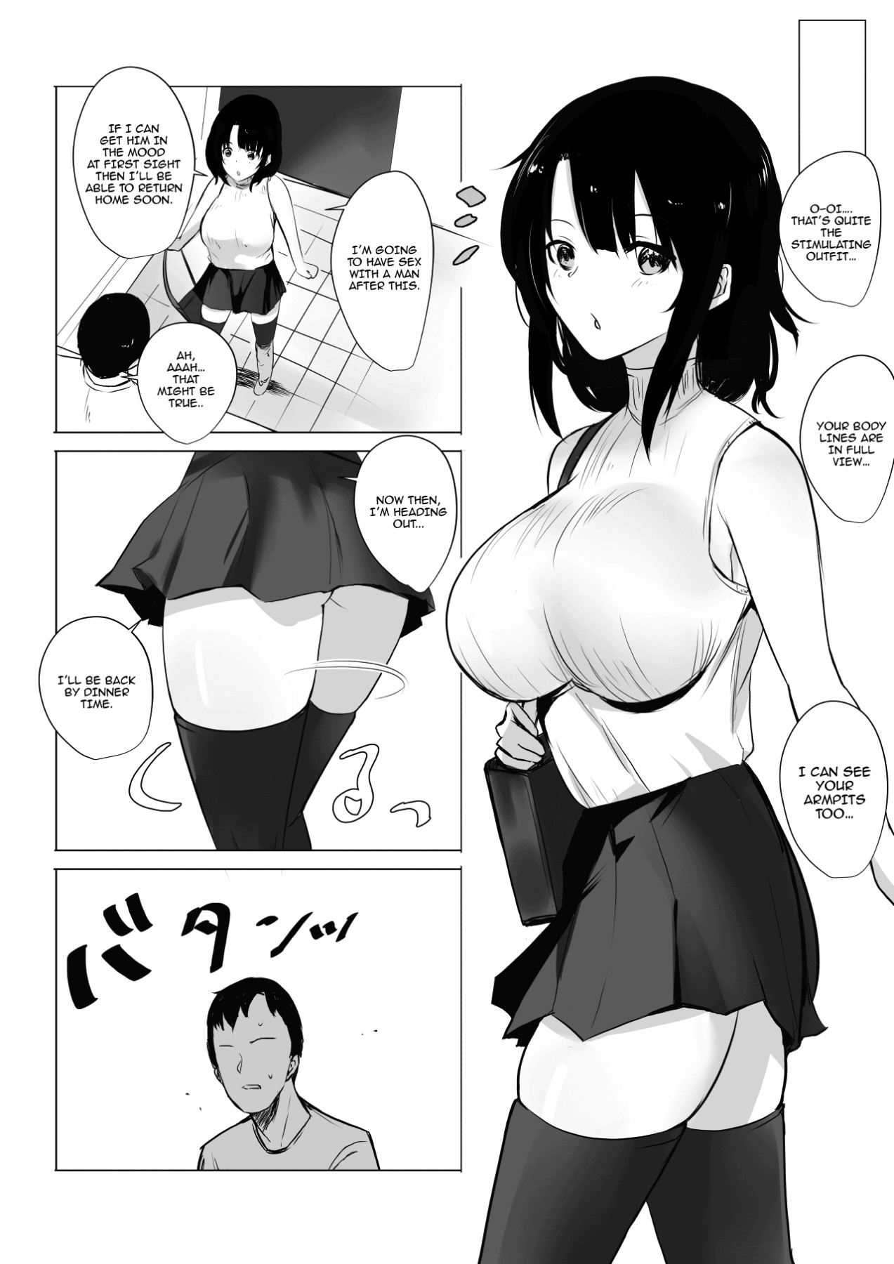 Hentai Manga Comic-I Witnessed The Big Breasted Schoolgirl Who Was Only Nice To Me having Sex With Another Man-Read-14